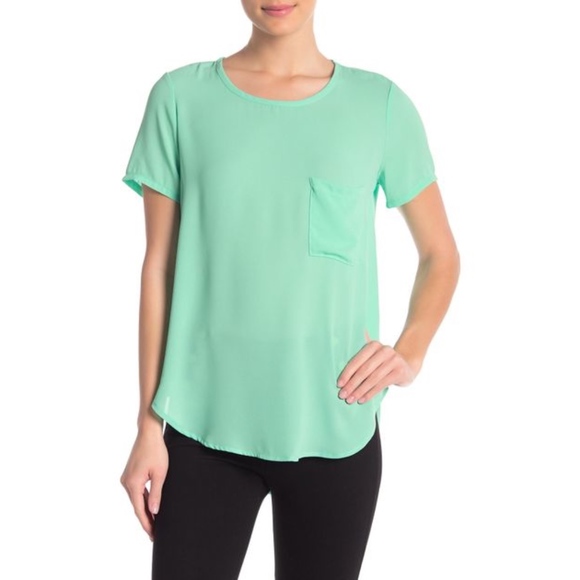 mint green womens tops